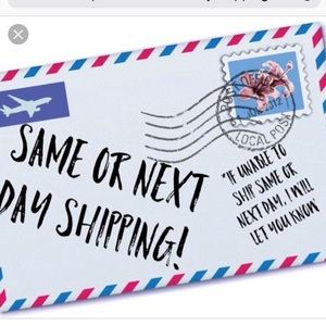 Same day or next day shipping!